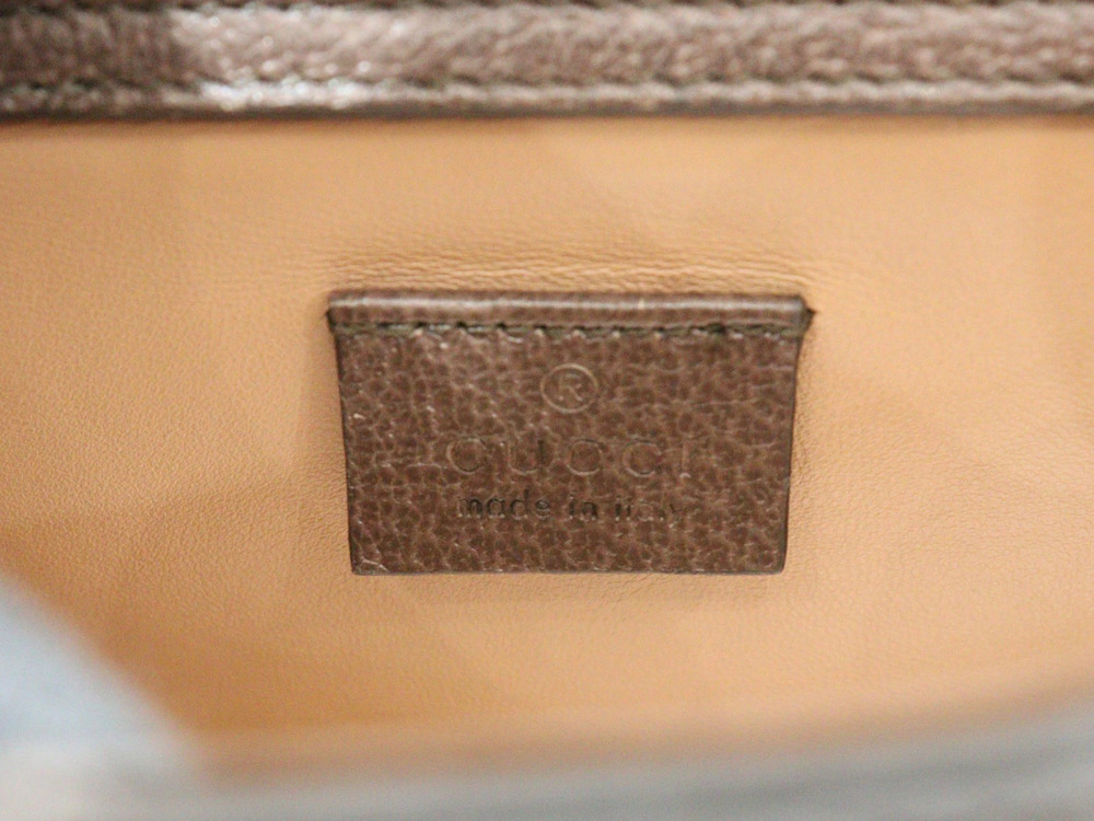 Gucci Bag Leather Brown GG Diana Jumbo Handbag - Picture 7 of 9